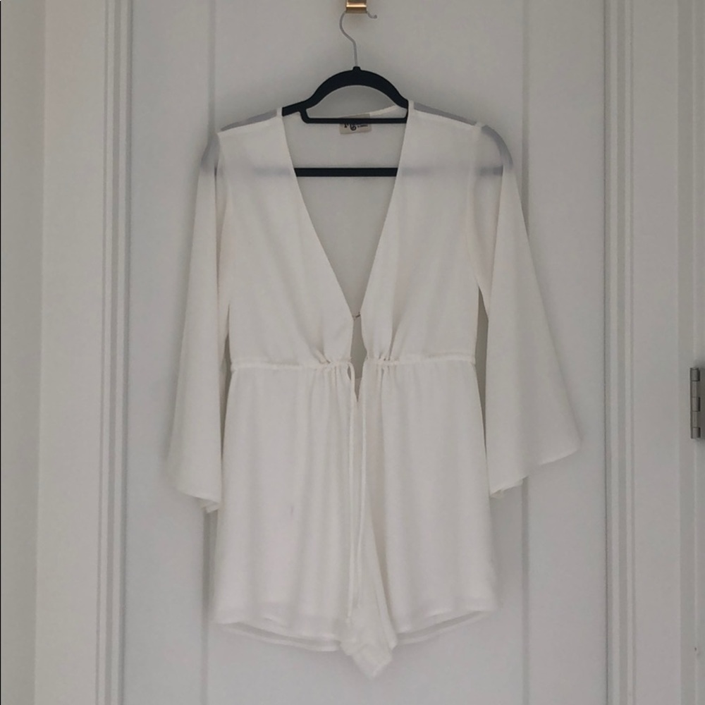 Show Me Your Mumu Roxy Romper - White